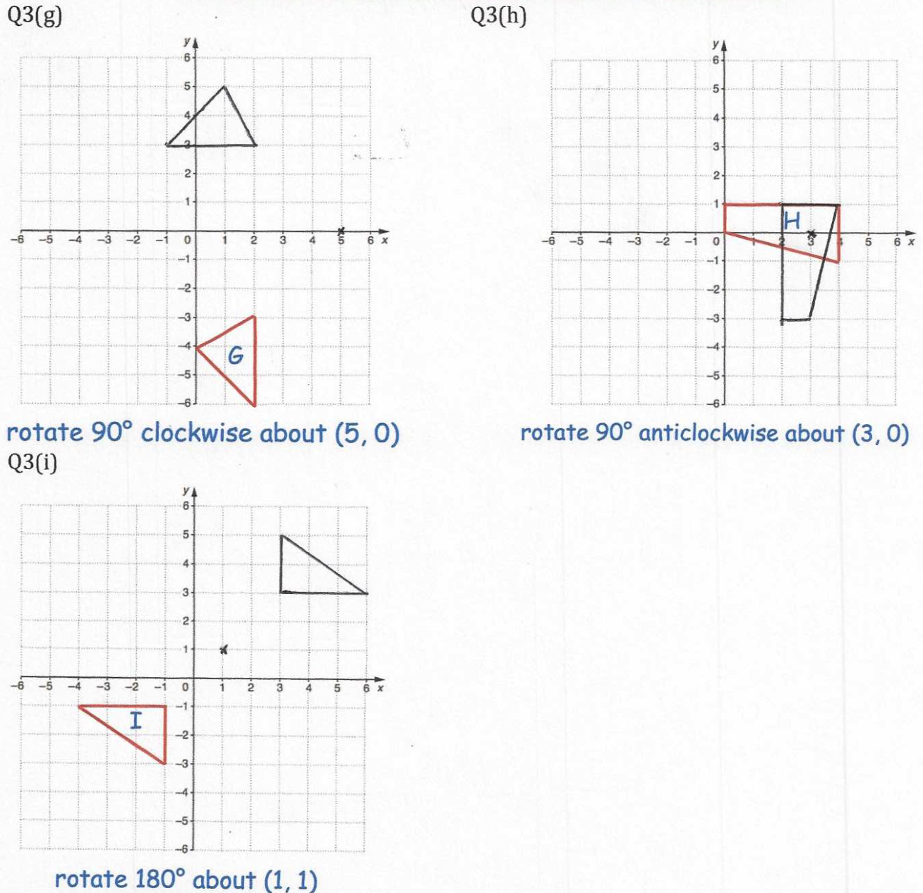 Rotations Textbook Answers Corbettmaths