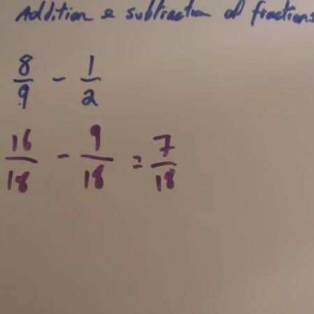 Fractions: Addition and Subtraction Video