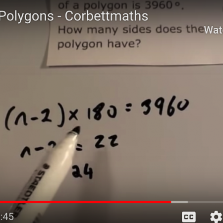 Angles in Polygons Video