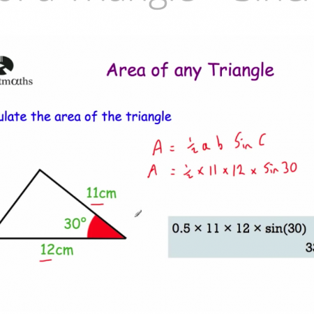 Area of a Triangle – Sine Video