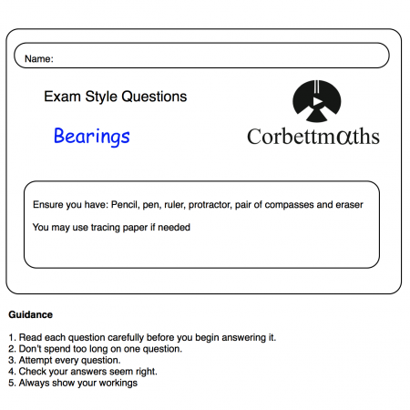 Bearings Practice Questions