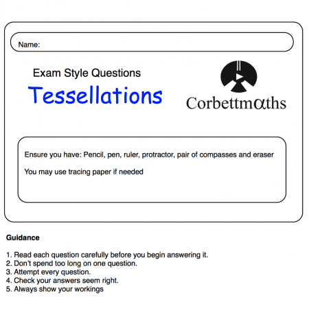 Tessellations Practice Questions