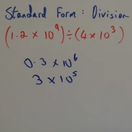 Standard Form: Division Video