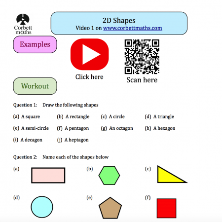 2D Shapes Textbook Exercise