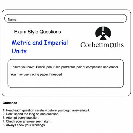 Types of Unit Practice Questions