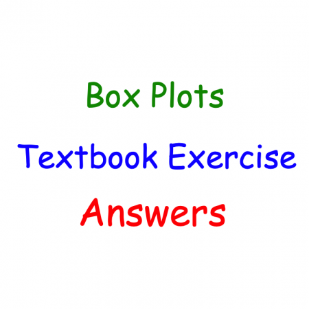 Box Plots Textbook Answers