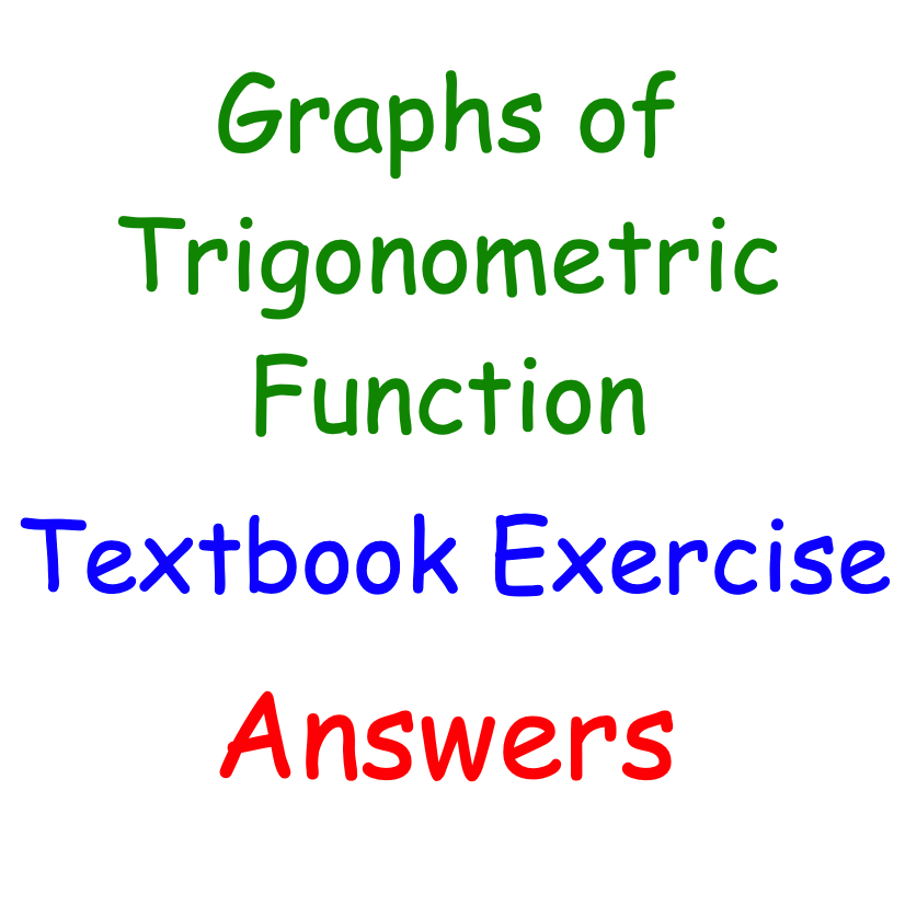Graphs of trig function corbettmaths