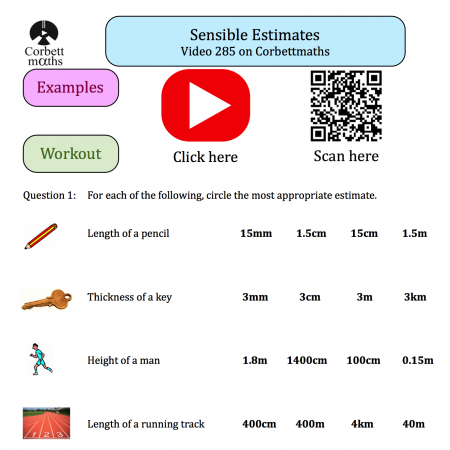 Sensible Estimates Textbook Exercise