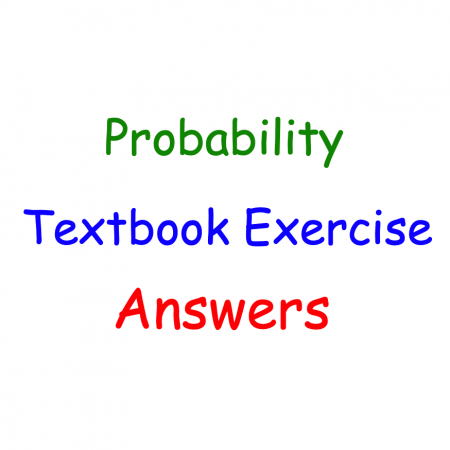 Probability Textbook Answers