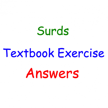 Surds Textbook Answers