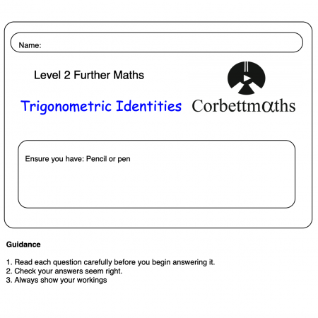 FM Trigonometric Identities Questions