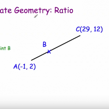 Coordinate Geometry – Ratio Video