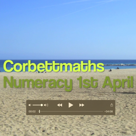 Numeracy 1st April