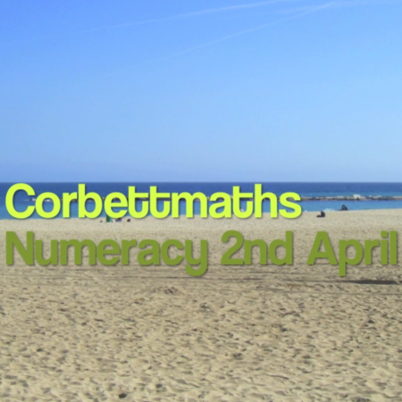 Numeracy 2nd April