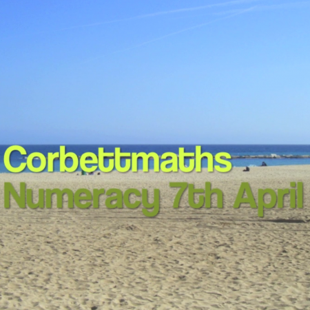 Numeracy 7th April