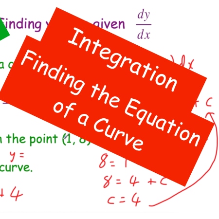 Integration – Finding the Equation of a Curve – GCSE Further Maths