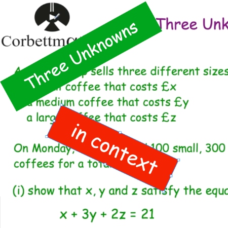 Simultaneous Equations with Three Unknowns – Context